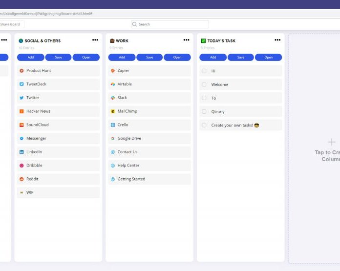 Qlearly — красивое и удобное расширение для работы с вкладками